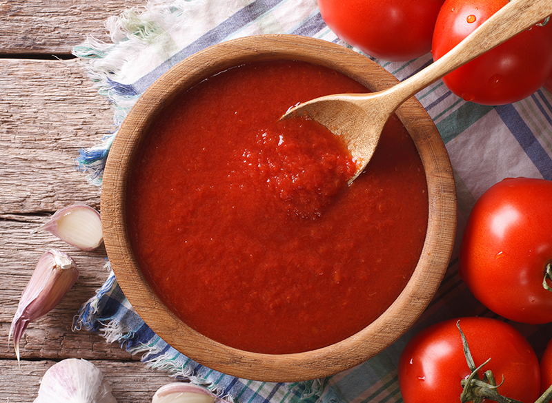 Salsa de tomates deshidratados