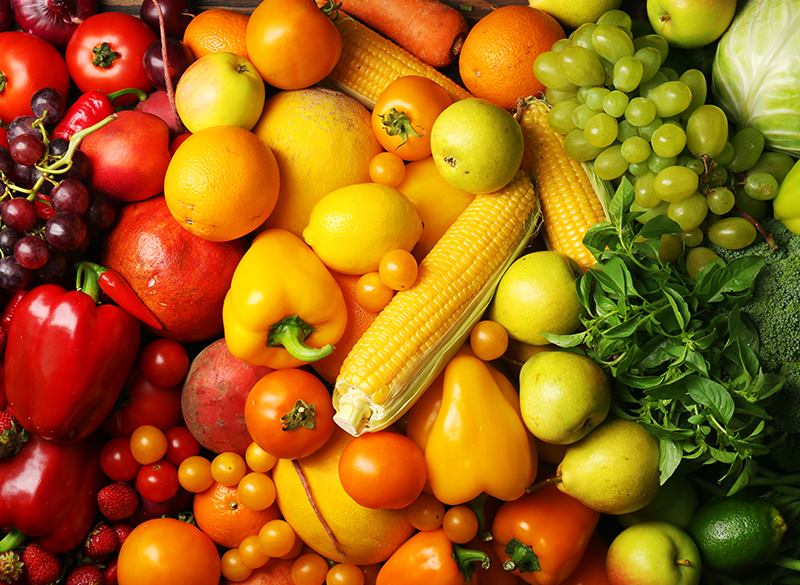 Beneficios de los vegetales según su color