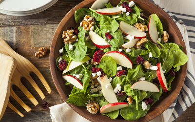 Ensalada de manzana con arándano