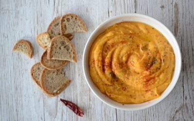 Calabazas con Hummus